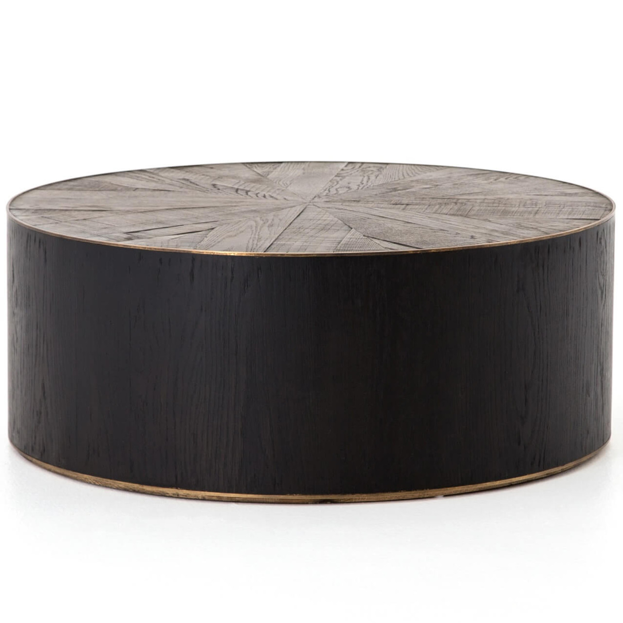 round drum coffee table bronze perry reclaimed oak round drum coffee table 40 round drum coffee table bronze perry reclaimed oak round drum coffee table 40